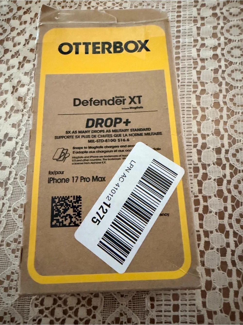 OtterBox Purple Floral Clear Protective Phone Case iPhone 17 promax defender cas